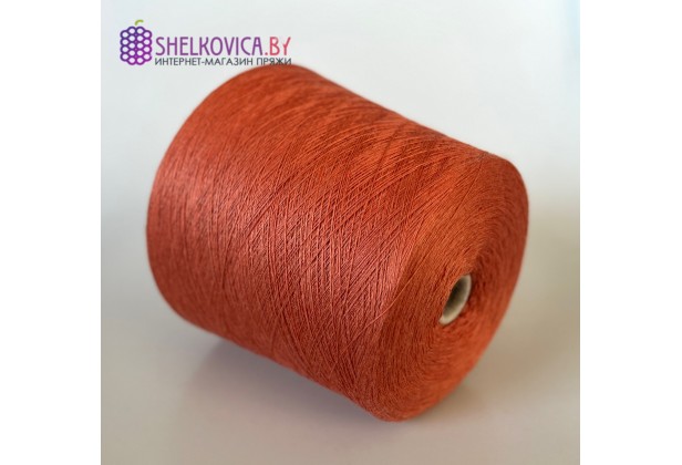 10% кашемир, 20% шелк, 70% меринос, тыква, 1400м в 100г 10% кашемир, 20% шелк, 70% меринос, тыква, 1400м в 100г